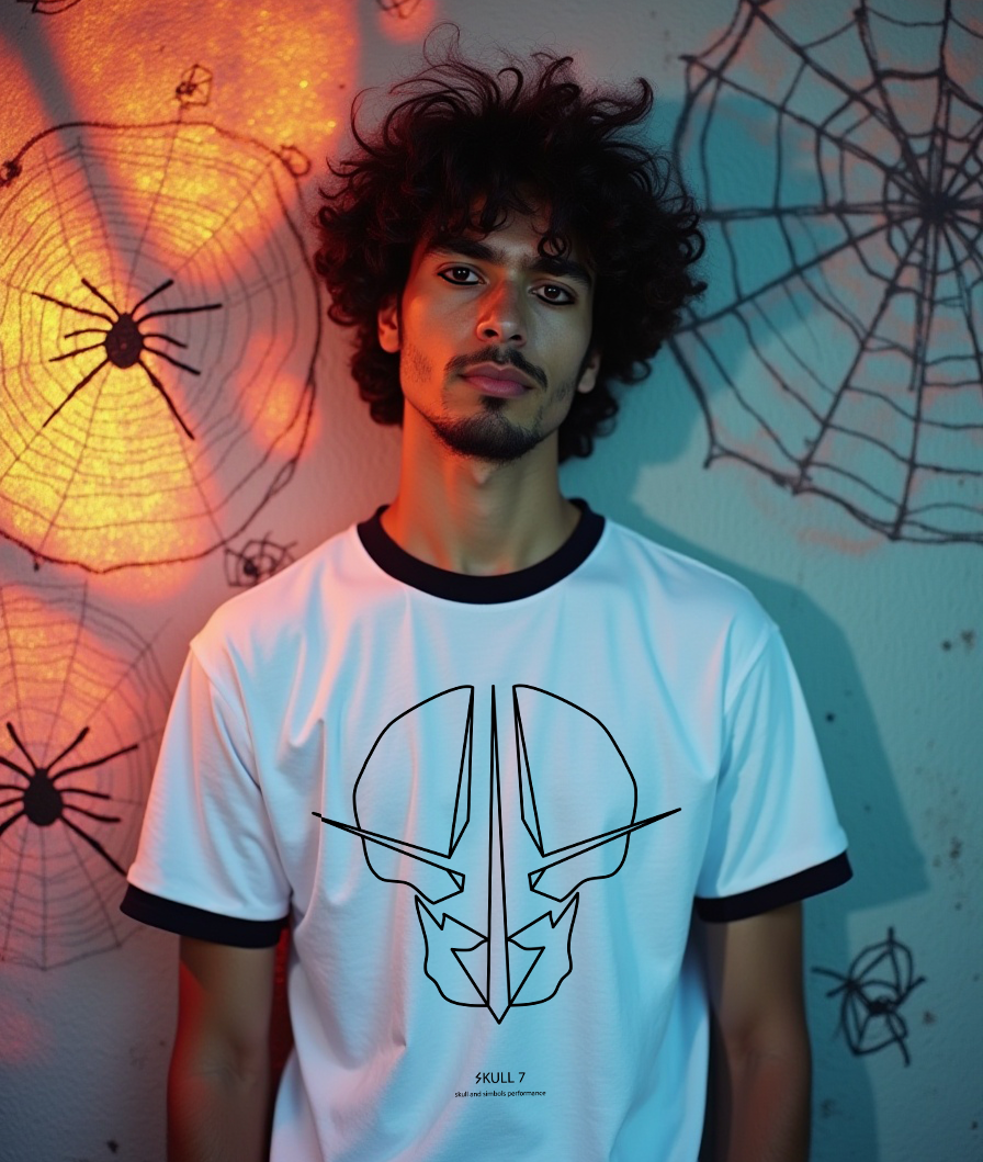 camiseta orgánica skull 7